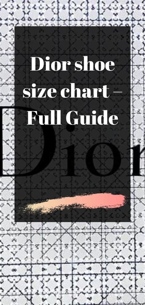 christian dior clothing size chart|christian dior shoe size chart.